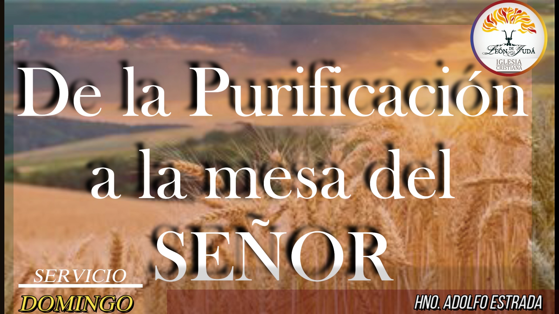 DE LA PURIFICACIÓN A LA MESA DEL SEÑOR image