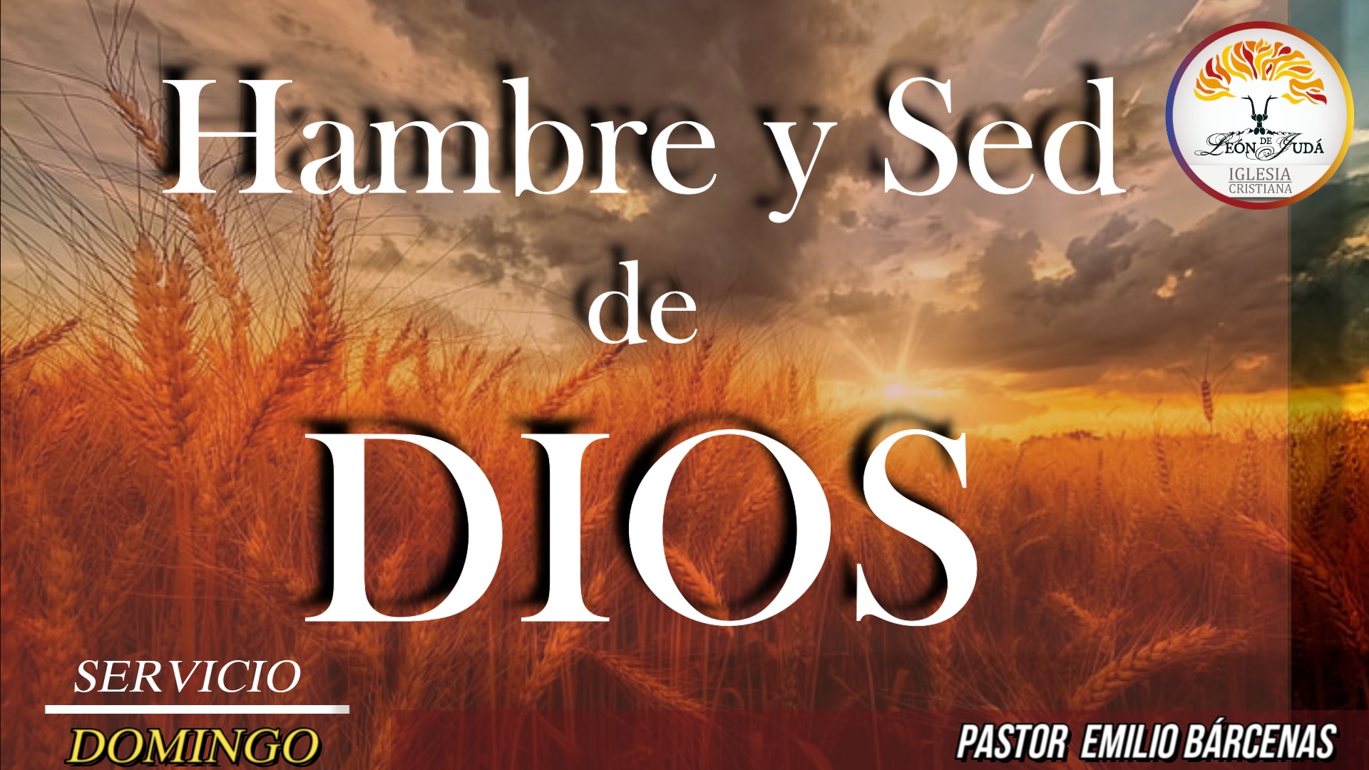HAMBRE Y SED DE DIOS image