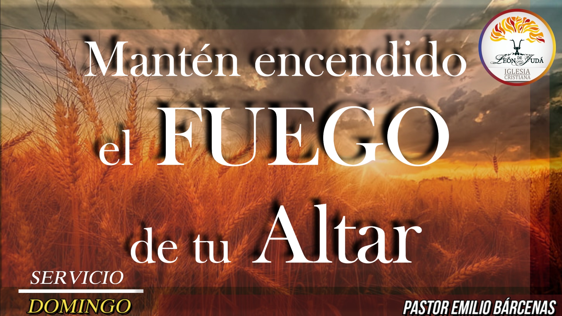 MANTÉN ENCENDIDO EL FUEGO DE TU ALTAR image