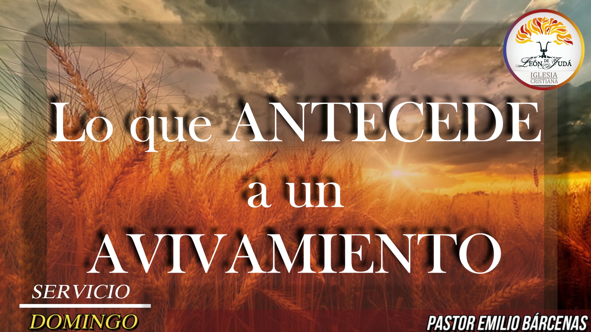 LO QUE ANTECEDE A UN AVIVAMIENTO image