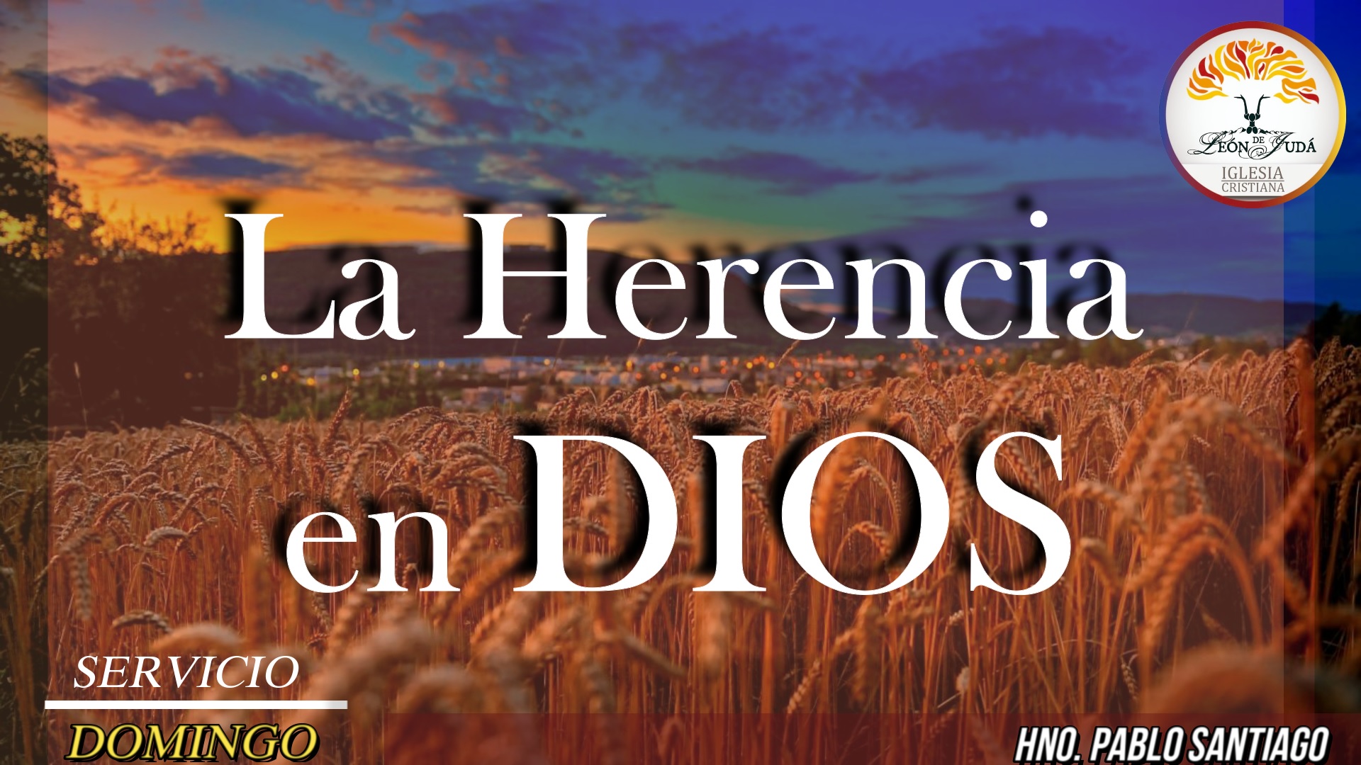 LA HERENCIA EN DIOS image