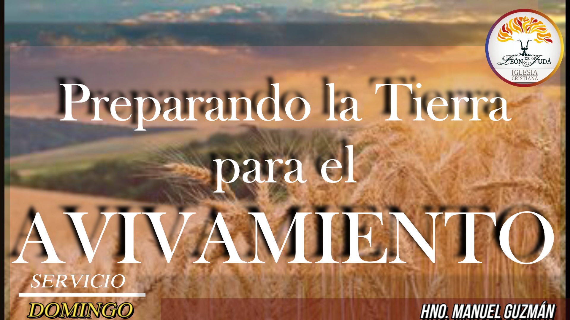 PREPARANDO LA TIERRA PARA EL AVIVAMIENTO image